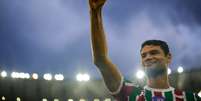 O jogador Digão do Fluminense durante partida válida pela 38ª rodada do Brasileirão no estádio do Maracanã  Foto: Luciano Belford / Agência O Dia / Estadão