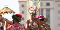 Integrantes de diversos blocos de Carnaval se reúnem para dar o pontapé inicial à temporada de folia  Foto: Allan Carvalho / Futura Press