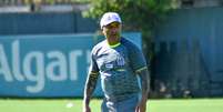 Sampaoli comandou o Santos em treino t&aacute;tico  Foto: Jota Erre / Ag&ecirc;ncia O Dia / Estad&atilde;o