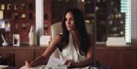 A duquesa de Sussex, Meghan Markle, ainda como atriz na série 'Suits'.  Foto: Reprodução/USA Network / Estadão