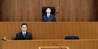 Juiz Yuichi Tada, do Tribunal Distrital de Tóquio, antes de audiência de Carlos Ghosn 08/01/2019  Kiyoshi Ota  Foto: Reuters