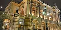 Vista geral da fachada do Theatro Municipal de São Paulo.  Foto: ITACI BATISTA/ AEP / Estadão