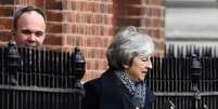 Primeira-ministra britânica, Theresa May, deixa residência oficial em Londres
14/01/2019 REUTERS/Clodagh Kilcoyne   Foto: Reuters