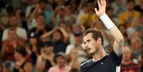 Andy Murray foi derrotado na rodada de abertura do Aberto da Austrália  Foto: Lucy Nicholson / Reuters