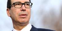 O secret&aacute;rio do Tesouro dos Estados Unidos, Steven Mnuchin, durante entrevista na Casa Branca, em Washington
03/12/2018
REUTERS/Leah Millis   Foto: Reuters