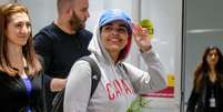 Rahaf Mohammed al-Qunun chega ao Aeroporto Internacional Toronto Pearson em Toronto, Ont&aacute;rio, Canad&aacute; 12/01/2019.  REUTERS/Carlos Osorio  Foto: Reuters