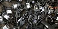 Armas confiscadas pela Polícia Federal   Foto: Reuters