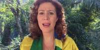 A deputada federal Carla Zambelli (PSL-SP), em setembro de 2017  Foto: Reprodução/Youtube / Estadão Conteúdo