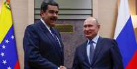 Presidente russo, Vladimir Putin, e presidente da Venezuela, Nicolás Maduro REUTERS/Maxim Shemetov  Foto: Reuters