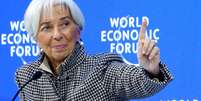 Diretora-gerente do FMI, Christine Lagarde, em Davos 25/01/2019 REUTERS/Arnd Wiegmann  Foto: Reuters