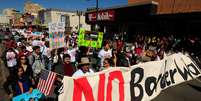 Protesto em El Paso, no Texas, contra construção de muro na fronteira dos EUA com o México
26/01/2019
REUTERS/Jose Luis Gonzalez  Foto: Reuters
