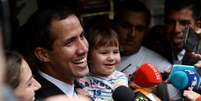 Juan Guaid&oacute; se autoproclamou presidente da Venezuela  Foto: EPA / Ansa - Brasil