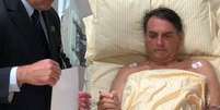 Presidente Jair Bolsonaro despacha no Hospital Albert Einstein  Foto: Presid&ecirc;ncia da Rep&uacute;blica / Divulga&ccedil;&atilde;o