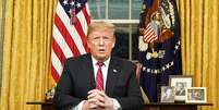 Donald Trump in the Oval Office at the White House - 8 Jan 2019  Foto: Reuters / BBC News Brasil