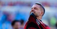 Diego marcou gol de bicicleta pelo Flamengo  Foto: Thiago Ribeiro / Agif / Gazeta Esportiva