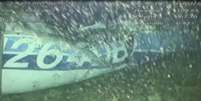 Destroços de avião que levava jogador Emiliano Sala encontrados no fundo do mar perto de Guernsey, no Canal da Mancha
03/02/2019
AAIB/ via REUTERS TV  Foto: Reuters