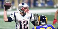 Brady se prepara para passe no Super Bowl  Foto: Dale Zanine-USA TODAY Sports / via Reuters