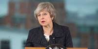 Primeira-ministra britânica, Theresa May
05/02/2019
Liam McBurney/Pool via REUTERS  Foto: Reuters