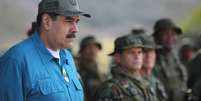 Nicolás Maduro durante exercício militar em Turiamo
03/02/2019 Palácio de Miraflore/Divulgação via REUTERS  Foto: Reuters