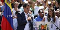 Presidente autoproclamado da Venezuela, Juan Guaido, em  Caracas, 2/2/2019 REUTERS/Andres Martinez Casares  Foto: Reuters