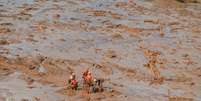 Brumadinho - Lama cobriu edificações inteiras próximas à barragem da mina do Córrego do Feijão, em Brumadinho.   Foto: Corpo de Bombeiros de MG/Divulgação / Estadão Conteúdo