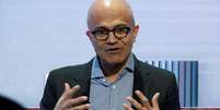 Satya Nadella, CEO da Microsoft​  Foto: Arnd Wiegmann / Reuters