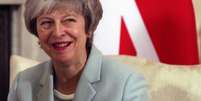 Premiê britânica, Theresa May, na residência oficial de Downing Street
11/02/2019 Daniel Leal-Olivas/Pool via REUTERS  Foto: Reuters