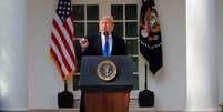Presidente dos EUA, Donald Trump, faz pronunciamento na Casa Branca
15/02/2019 REUTERS/Carlos Barria  Foto: Reuters