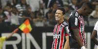 Hernanes, do São Paulo, em partida contra o Corinthians válida pela 7ª rodada do Campeonato Paulista 2019, na Arena Corinthians, em Itaquera, zona leste de São Paulo, na noite deste domingo (17).  Foto: ALE VIANNA/ELEVEN / Estadão Conteúdo