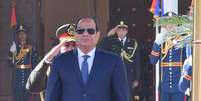 Presidente do Egito no Cairo 27/1/2019 Divulgação/REUTERS   Foto: Reuters