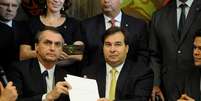 Presidente Jair Bolsonaro entrega proposta da reforma da Previdência no Congresso
20/02/2019
Luis Macedo/Câmara dos Deputados/Divulgação via REUTERS
  Foto: Reuters
