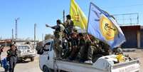 Forças curdas lideram a ofensiva contra o Estado Islâmico  Foto: EPA / Ansa - Brasil