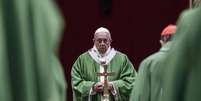 Papa Francisco celebra missa de encerramento de cúpula antipedofilia  Foto: ANSA / Ansa