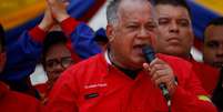 Presidente da Assembleia Nacional Constituinte, Diosdado Cabello  Foto: Marco Bello / Reuters
