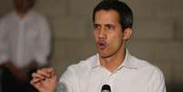 O l&iacute;der da oposi&ccedil;&atilde;o venezuelana, Juan Guaid&oacute;, fala &agrave; imprensa em Cucuta, na Col&ocirc;mbia
23/02/2019
REUTERS/Luisa Gonzalez       Foto: Reuters