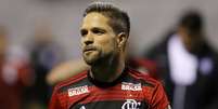 Diego durante partida do Flamengo contra o San Jose  Foto: David Mercado / Reuters