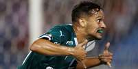Palmeiras vence na estreia da Libertadores por 2 a 0 do Junior Barranquilla (COL); o primeiro gol foi de Gustavo Scarpa  Foto: Luisa Gonzalez / Reuters