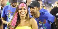Bruna Marquezine ficou incomodada ao ver Neymar chegando ao evento acompanhadod e Anitta  Foto: AGNews / PurePeople