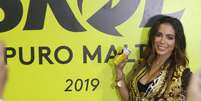 Anitta se apresentou em Salvador no camarote da Skol durante o Carnaval 2019  Foto: Divulgação