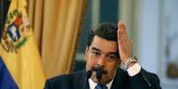 Presidente da Venezuela, Nicolás Maduro durante conferência em Caracas  Foto: Andres Martinez Casares / Reuters