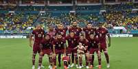 Seleção da Venezuela antes de amistoso contra a Colômbia  Foto: Steve Mitchell - USA Today Sports / Reuters