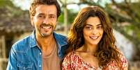 Amadeu (Marcos Palmeira) e Maria da Paz (Juliana Paes), protagonistas de A Dona do Pedaço, próximo novelão das 21h na Globo  Foto: Divulgação / TV Globo