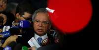 Ministro da Economia, Paulo Guedes, durante entrevista coletiva em Brasília
20/03/2019
REUTERS/Adriano Machado  Foto: Reuters