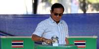 Prayut Chan-ocha conta com regras eleitorais a favor dos militares para seguir no poder  Foto: EPA / Ansa - Brasil