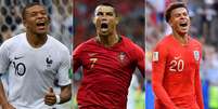 Mbappé, Cristiano Ronaldo e Dele Alli são um dos principais jogadores de suas seleções (AFP)  Foto: Lance!