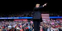 Presidente dos EUA, Donald Trump, durante comício em Grand Rapids, Michigan
28/03/2019
REUTERS/Joshua Roberts  Foto: Reuters