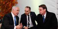 Bolsonaro realiza visita oficial de três dias a Israel e se reúne com o primeiro-ministro de Israel, Benjamin Netanyahu  Foto: Alan Santos/PR