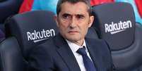 Ernesto Valverde durante partida do Barcelona contra o Espanyol
30/03/2019 REUTERS/Albert Gea   Foto: Reuters