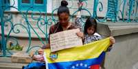 Imigrantes venezuelanos no centro de La Paz
29/03/2019
REUTERS/David Mercado  Foto: Reuters