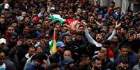 Corpo de palestino morto em confronto com Israel &eacute; levado para enterro na Cisjord&acirc;nia ocupada
02/04/2019
REUTERS/Mohamad Torokman  Foto: Reuters